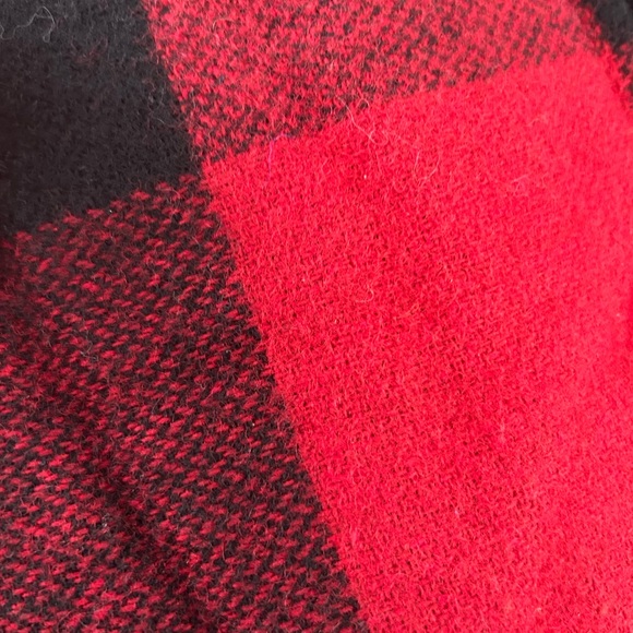 NWT Vtg Marlboro Country Store Wool Blanket Red/Black Buffalo Plaid - Picture 4 of 5